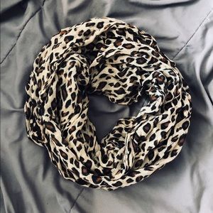 Leopard print scarf